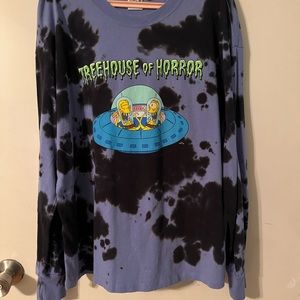 Simpson’s graphic t-shirt, cropped.